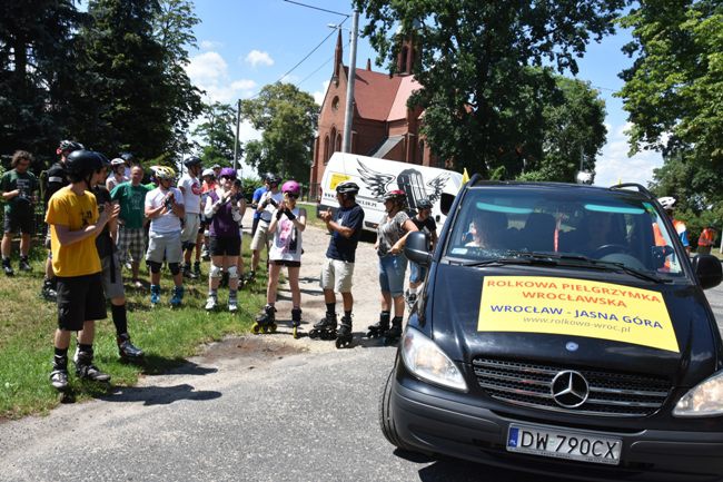 II dzień Rolkowej Pielgrzymki Wrocławskiej