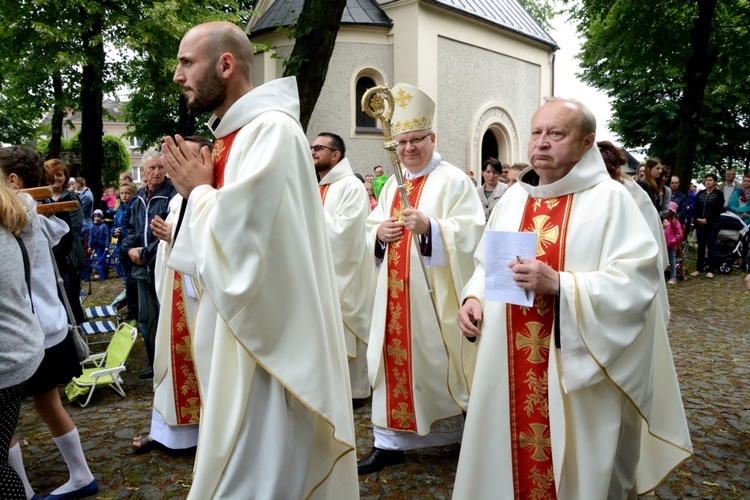 Pielgrzymka dzieci u św. Anny