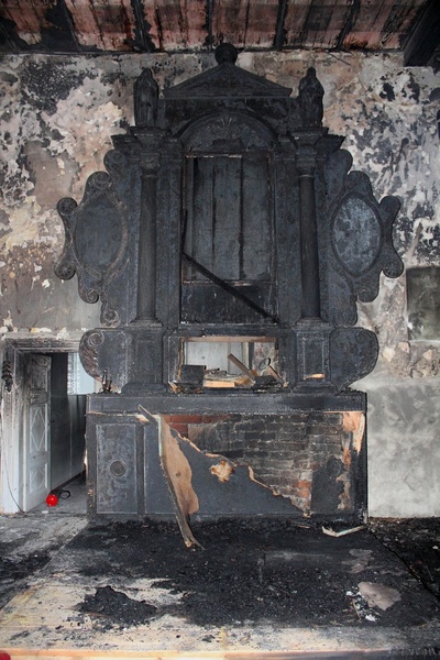 Spłonęło wnętrze kościoła we Florczakach