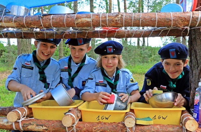 Na obozie letnim u Zawiszaków