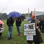 Protest przy Elektrowni Opole