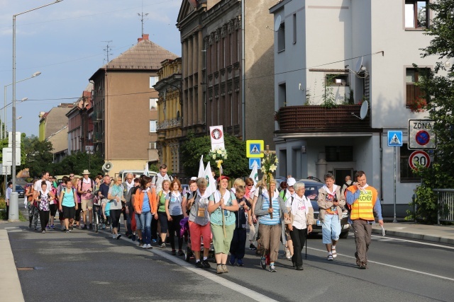 Pielgrzymi z Zaolzia w drodze na Jasną Górę - 2016