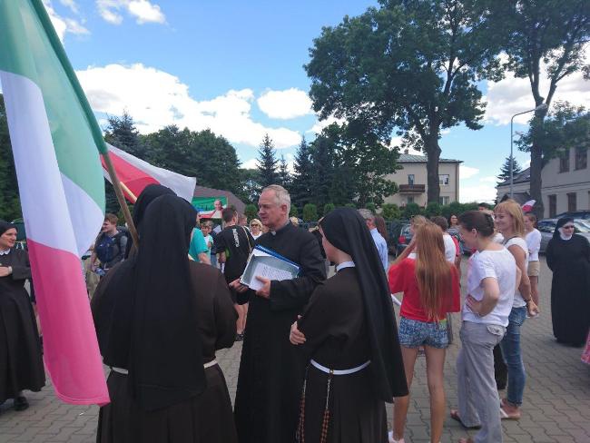 Centrum ŚDM w Zwoleniu wita pielgrzymów