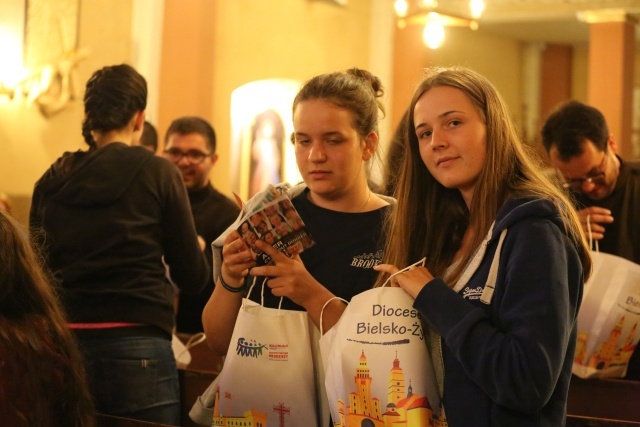 Powitanie pielgrzymów ŚDM w Czechowicach-Dziedzicach