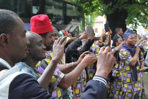 Powitanie Nigeryjczyków w Tarnowskich Górach