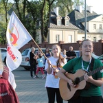 Powitanie włoskich pielgrzymów w Łowiczu