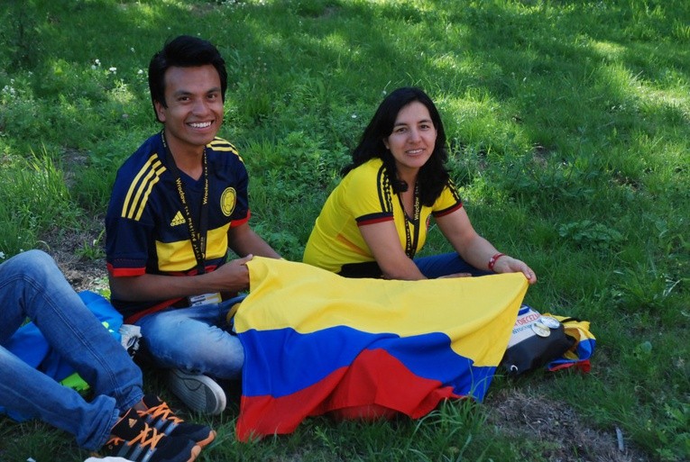 Kolumbijczycy nie próżnują - malują!