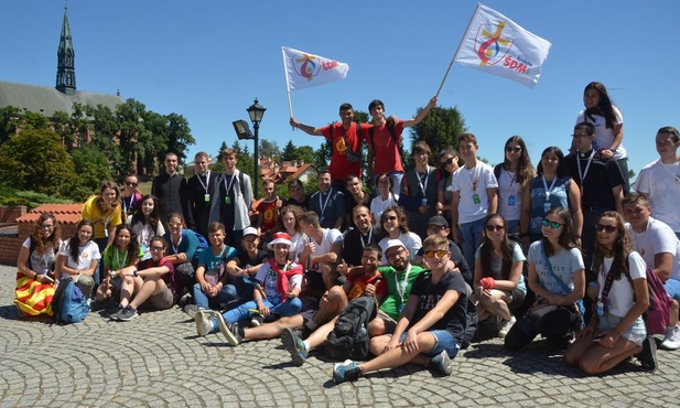 Grupa Katalończyków w Sandomierzu 