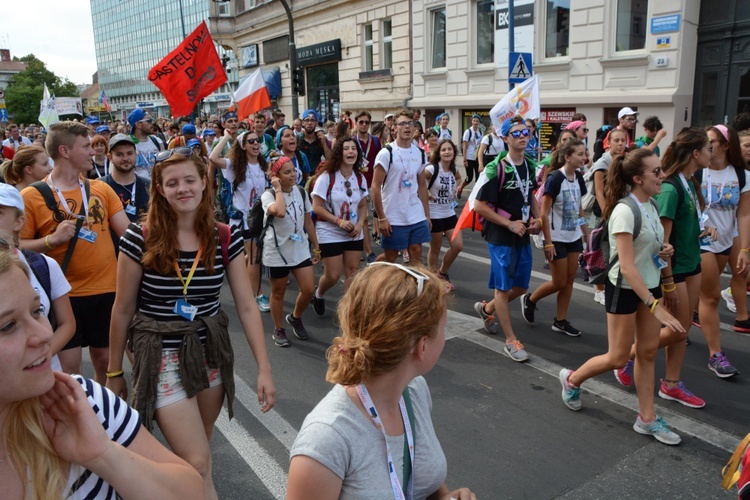 Marsz młodego Kościoła przez Opole