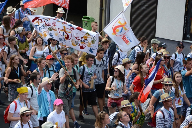 Marsz młodego Kościoła przez Opole