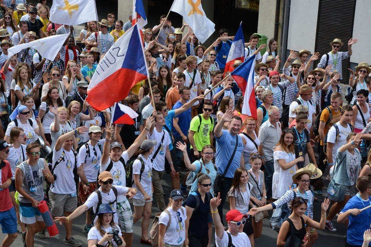 Marsz młodego Kościoła przez Opole