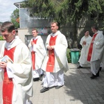 Eucharystia z widokiem na stadion