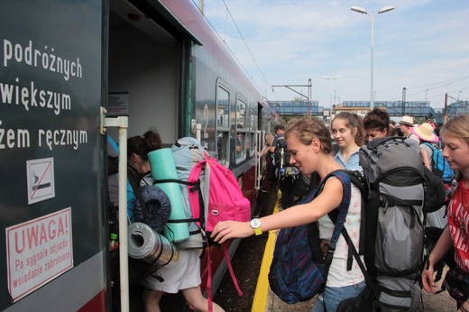 Wyjazd młodzieży do Miasteczka Łowickiego