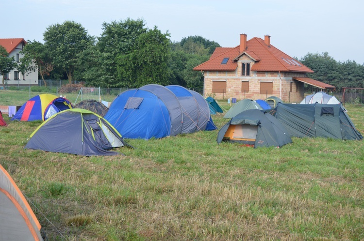 Pobudka i odprawa w Miasteczku Łowickim