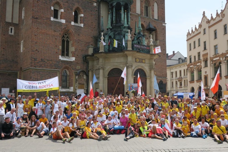 Piesi pielgrzymi z archidiecezji gdańskiej już w Krakowie