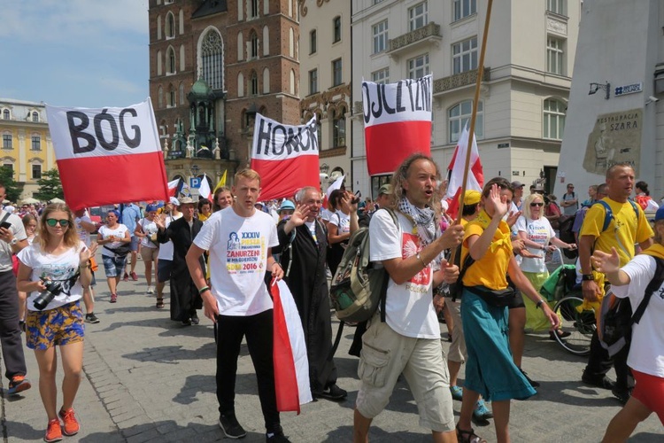 Piesi pielgrzymi z archidiecezji gdańskiej już w Krakowie