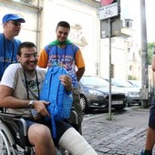 Francesco z radości złamał nogę