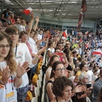 Katecheza z bp. Rysiem na stadionie "Cracovii"