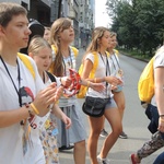 Katecheza z bp. Rysiem na stadionie "Cracovii"