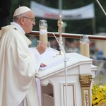 Franciszek u stóp Maryi