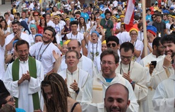 Włoscy pielgrzymi w Szczepanowie