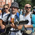 Wyjście pielgrzymki na Jasną Górę