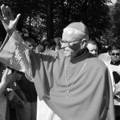 Śp. kard. Franciszek Macharski na pielgrzymce w Piekarach Śląskich w 2007 r.