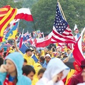 Spotkanie młodzieży z papieżem Franciszkiem na krakowskich Błoniach.