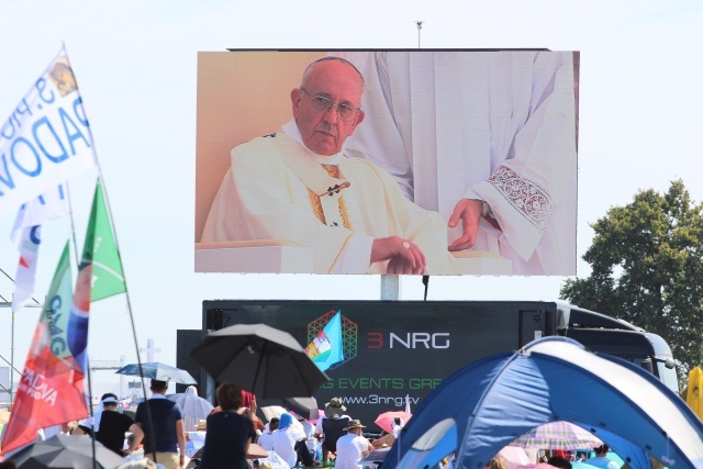 Modliliśmy się z papieżem na Campus Misericordiae