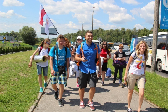 Z czechowickiego Gimnazjum Katolickiego na Campus Misericordiae