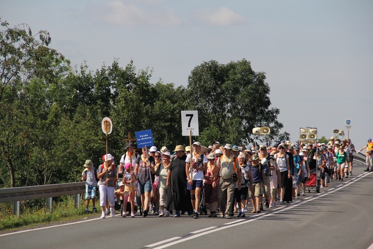 71. Pielgrzymka Rybnicka - dzień drugi (Czekanów - Górniki; grupy 5 i 7).