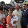 Podczas pielgrzymki została ochrzczona mała Kornelia Sierka