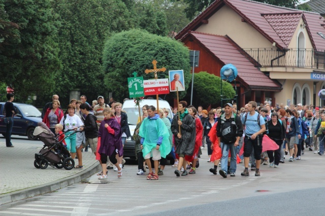 Pątnicy jasnogórscy w Pisarzowicach i Wilamowicach