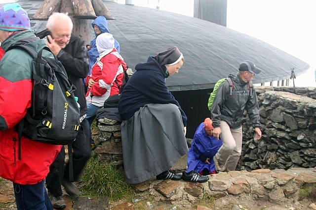 Msza św. na Śnieżce