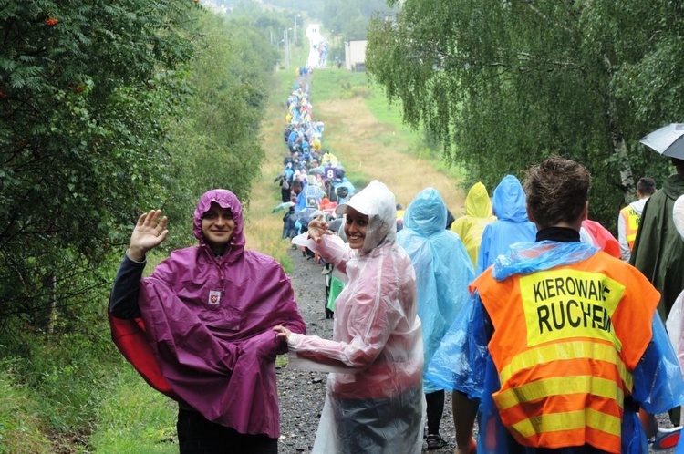 Przedostatni - deszczowy - dzień pielgrzymowania