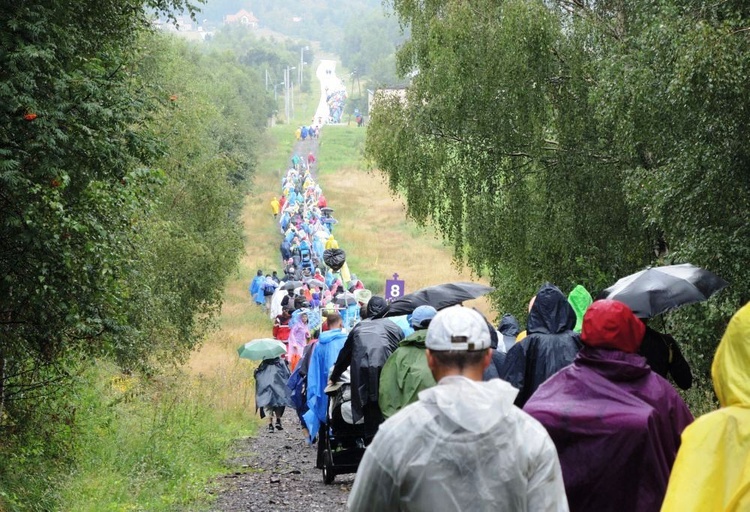 Przedostatni - deszczowy - dzień pielgrzymowania