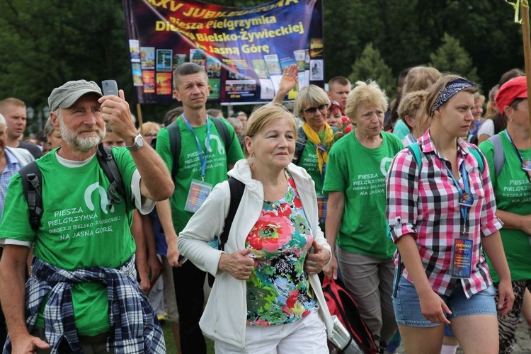 25. Piesza Pielgrzymka Diecezji Bielsko-Żywieckiej - już na Jasnej Górze