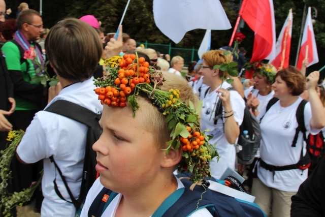 Powitanie 30. Pieszej Pielgrzymki Andrychowskiej na Jasnej Górze