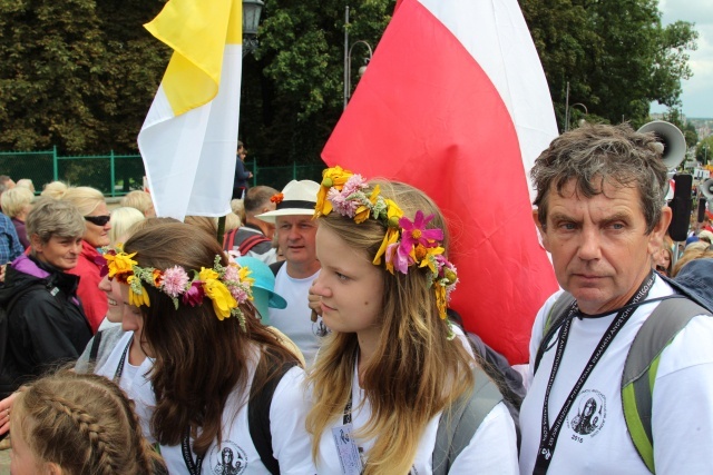 Powitanie 30. Pieszej Pielgrzymki Andrychowskiej na Jasnej Górze