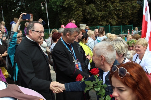 Powitanie 30. Pieszej Pielgrzymki Andrychowskiej na Jasnej Górze