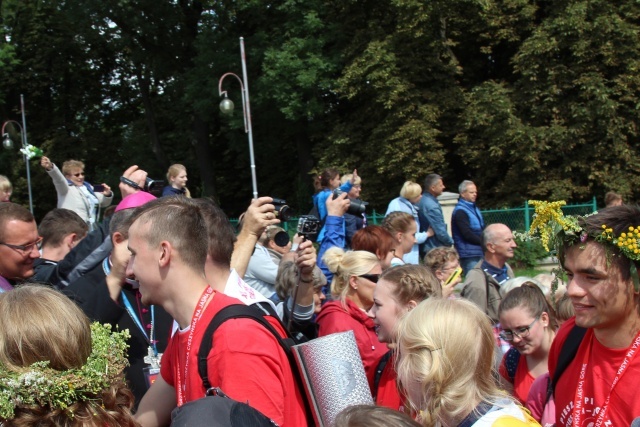 Powitanie 25. Pieszej Pielgrzymki Cieszyńskiej na Jasnej Górze