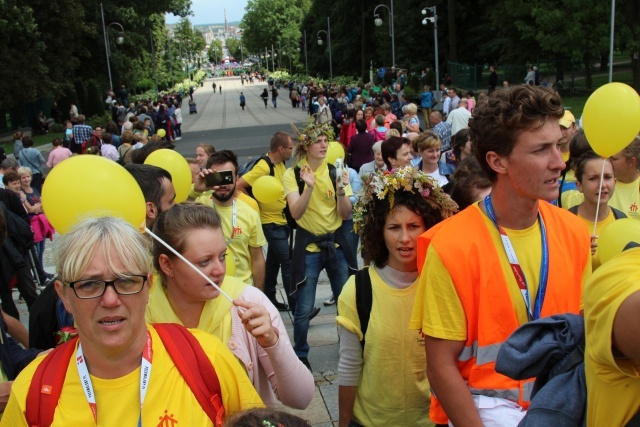 Powitanie 33. Pielgrzymki Oświęcimskiej na Jasnej Górze