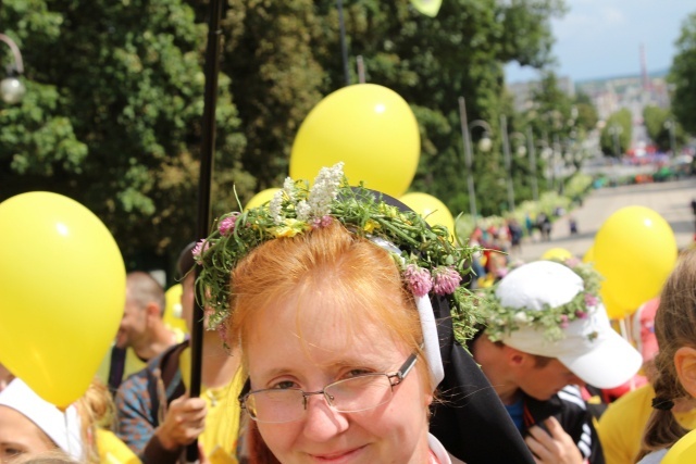 Powitanie 33. Pielgrzymki Oświęcimskiej na Jasnej Górze