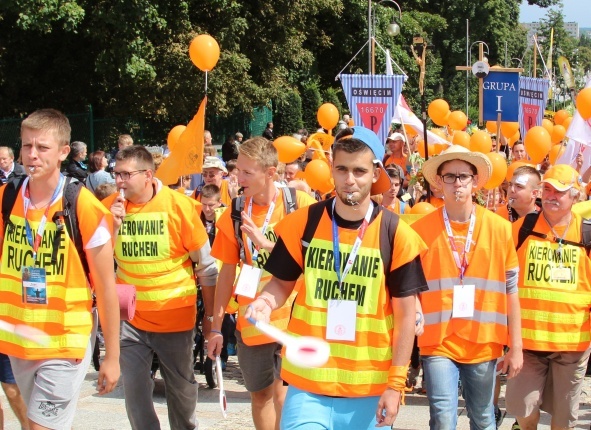 Powitanie 33. Pielgrzymki Oświęcimskiej na Jasnej Górze