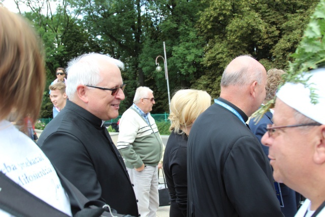 Powitanie 15. Pieszej Pielgrzymki Czechowickiej na Jasnej Górze