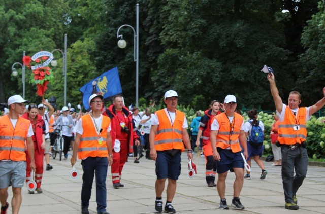 Powitanie 15. Pieszej Pielgrzymki Czechowickiej na Jasnej Górze