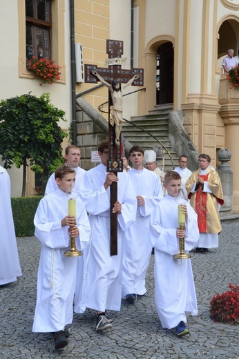 Pielgrzymkowa Eucharystia w Kamieniu Śl.