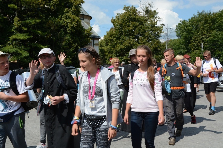 Pielgrzymi w gościnie w Strzelcach Opolskich