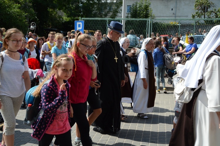 Pielgrzymi w gościnie w Strzelcach Opolskich