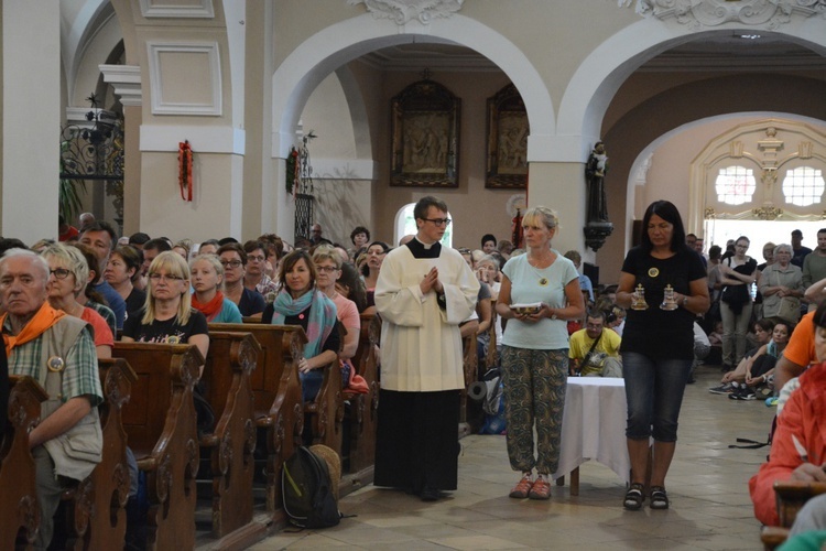 Pielgrzymi w gościnie w Strzelcach Opolskich